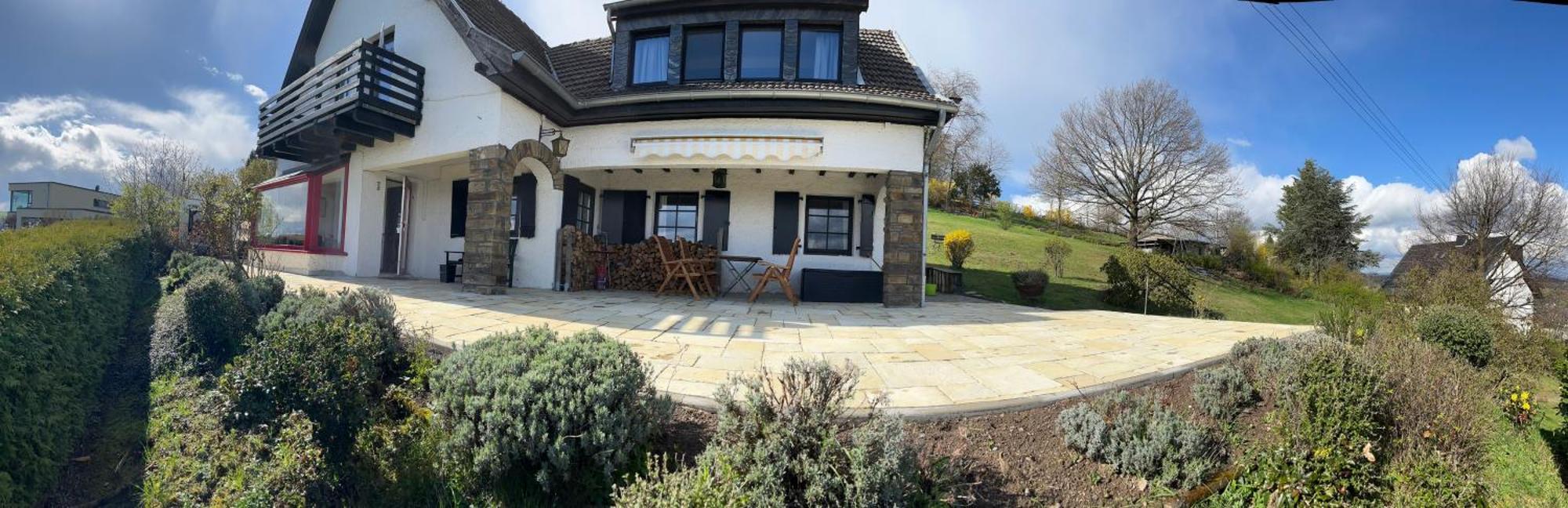 Eifel Landhaus Panoramablick Unter Der Burg Olbrueck Mit Sauna Hottub Grosser Terrasse Und Garten Ideal Fuer Familien 니데르두렌바크 외부 사진